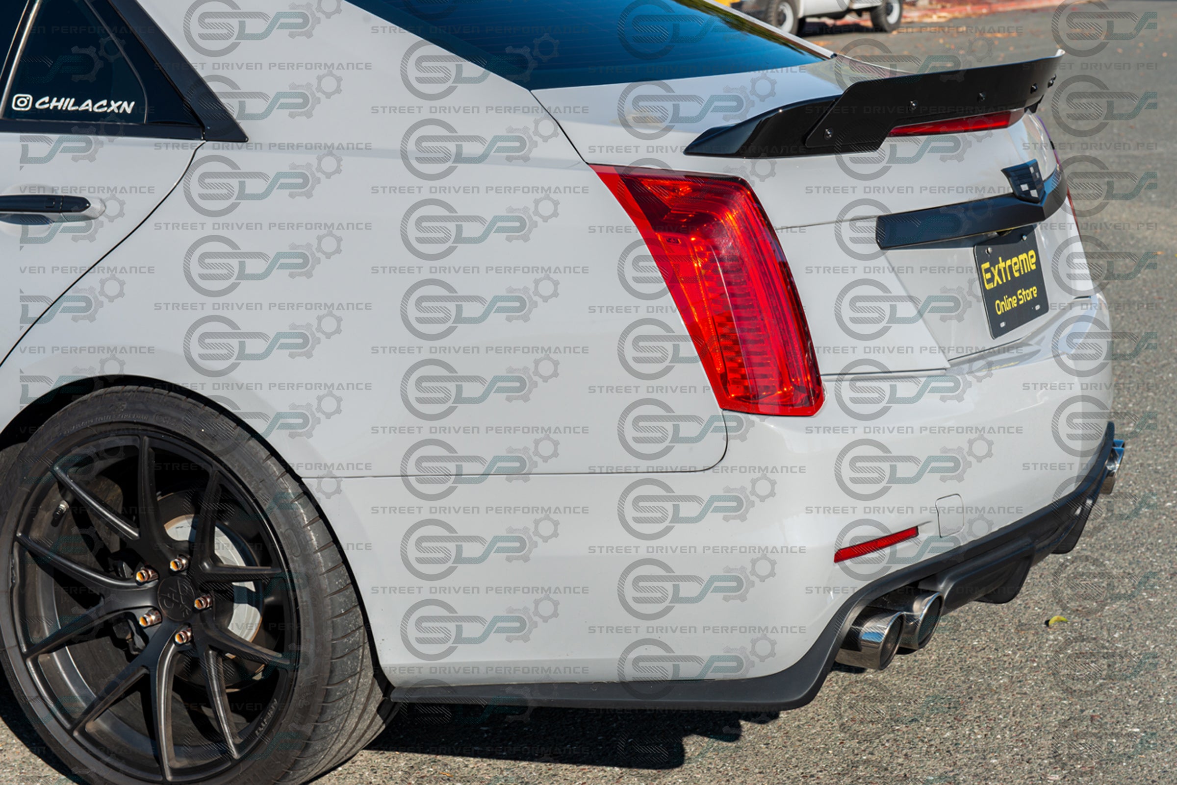 2014+ CTS - Rear Trunk Lid Spoiler Wing with Wickerbill